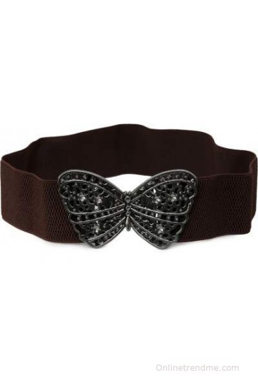 Gen Women Casual Brown Artificial Leather Belt(Brown)